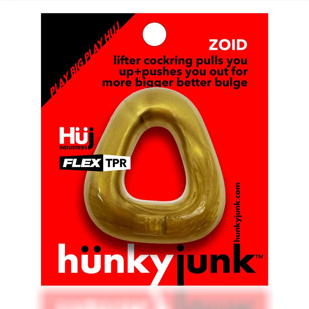 HUJ-129-BRZ-2 Anello fallico Hunkyjunk Zoid color bronzo - immagine 1