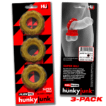 Anelli fallici Hunkyjunk Super Huj, 3 pezzi