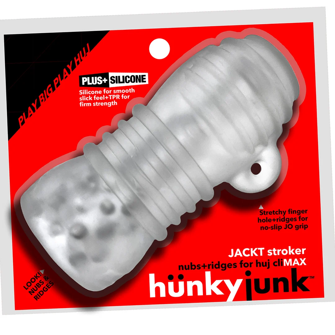 HUJ-140-CLRICE-2 Hunkyjunk Jackt Nubby Ribbed Stroker - immagine 1