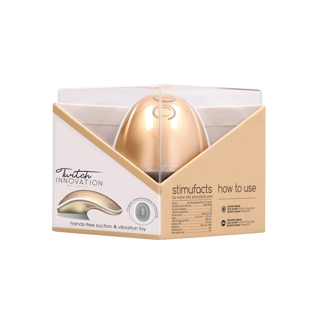 Vibratore per clitoride con design a mani libere – Tester Innovation by Shots - immagine 1