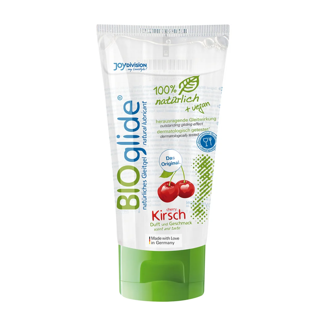 Lubrificante aromatizzato, 100% naturale e vegano, ciliegia, 80 ml, BIOglide - immagine 2