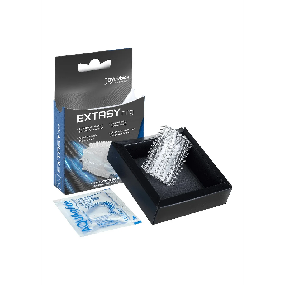 Anello fallico con morbide protuberanze stimolanti – EXTASYring - immagine 2