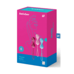 Allenatore del pavimento pelvico con pesi variabili – Power Balls, palline di Kegel, 3 pezzi, turchese, rosso e rosa