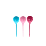 Set per uomo con aumento graduale, palline rinforzanti, Kegel Balls, 3 pezzi, turchese, rosso e rosa - immagine 3