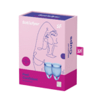Coppetta mestruale – Set da due (15 ml e 20 ml), trasparenti – Tester - immagine 4