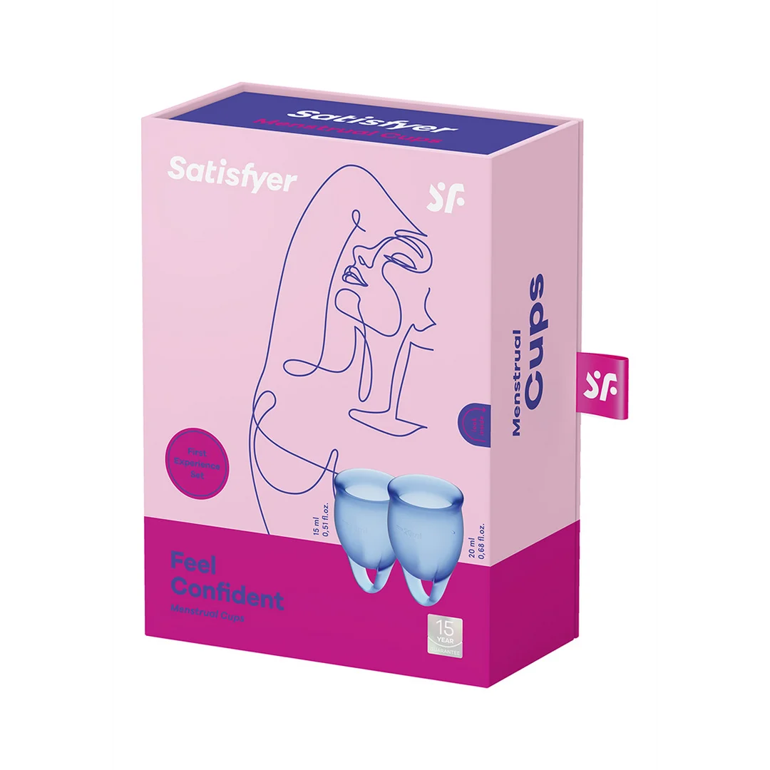 Coppetta mestruale – Set da due (15 ml e 20 ml), trasparenti – Tester - immagine 4
