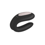 Vibratore doppio con vestibilità confortevole – Double Joy – Vibratore per coppia – Viola - immagine 12