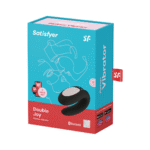 Vibratore doppio con vestibilità confortevole – Double Joy – Vibratore per coppia – Viola - immagine 7
