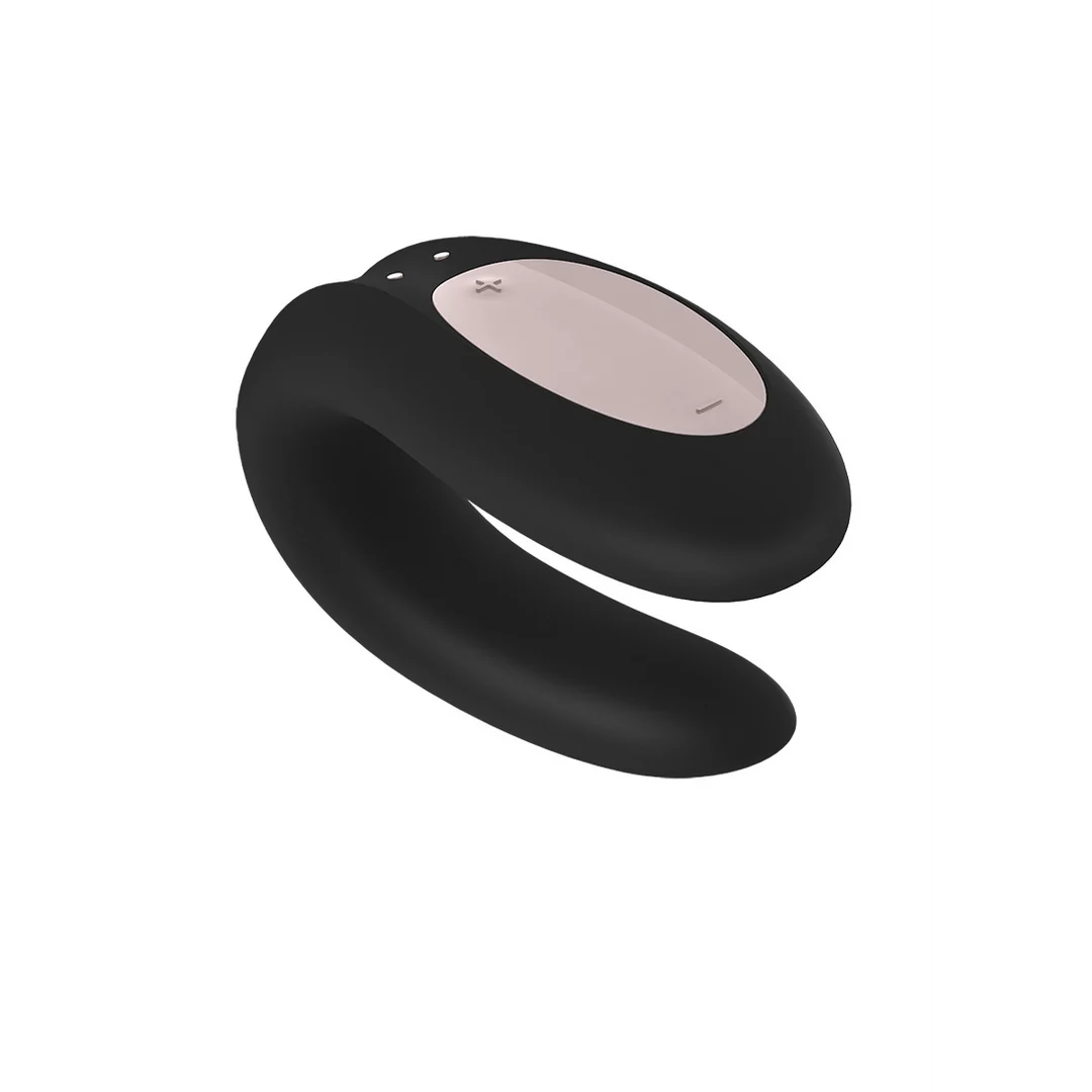 Vibratore doppio con vestibilità confortevole – Double Joy – Vibratore per coppia – Viola - immagine 8
