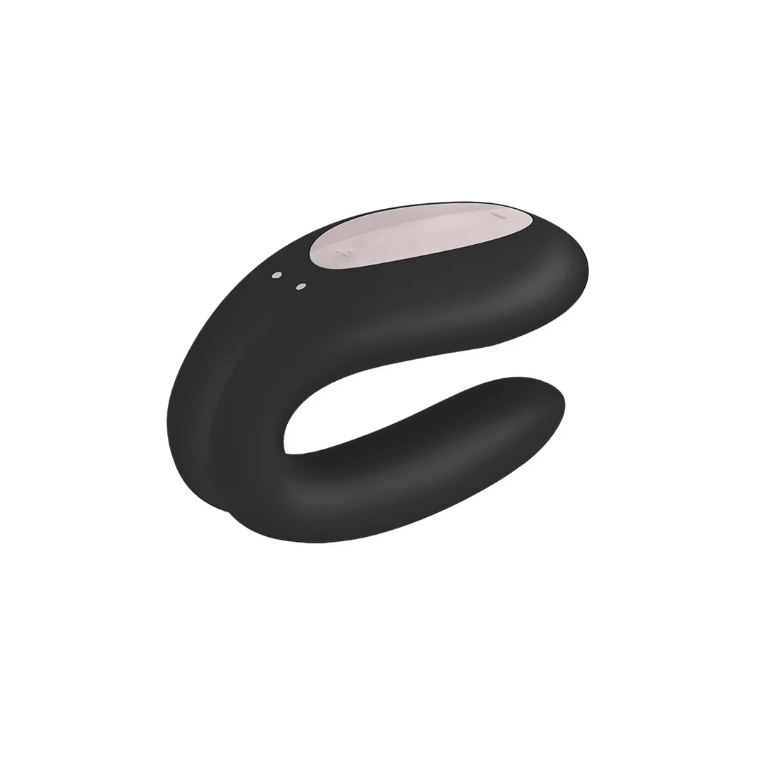 Vibratore doppio con vestibilità confortevole – Double Joy – Vibratore per coppia – Viola - immagine 12