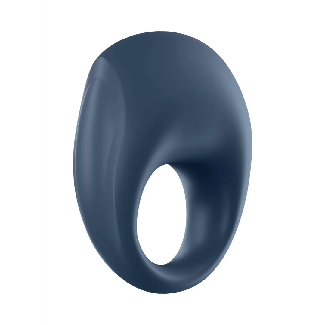 Anello vibrante per il pene con anello in morbido silicone – Strong One - Anello vibrante per il pene - Blu - immagine 3
