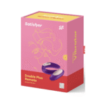 Vibratore doppio con telecomando – Double Plus - Remote Partner Vibrator - Viola