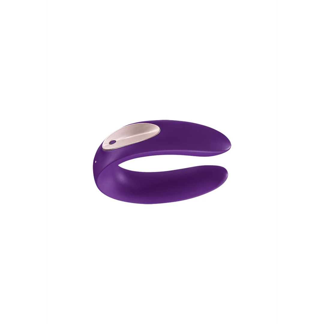 Vibratore doppio con telecomando – Double Plus - Remote Partner Vibrator - Viola - immagine 2