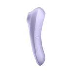 Vibratore Satisfyer Duo dal design curvo, color malva - immagine 2