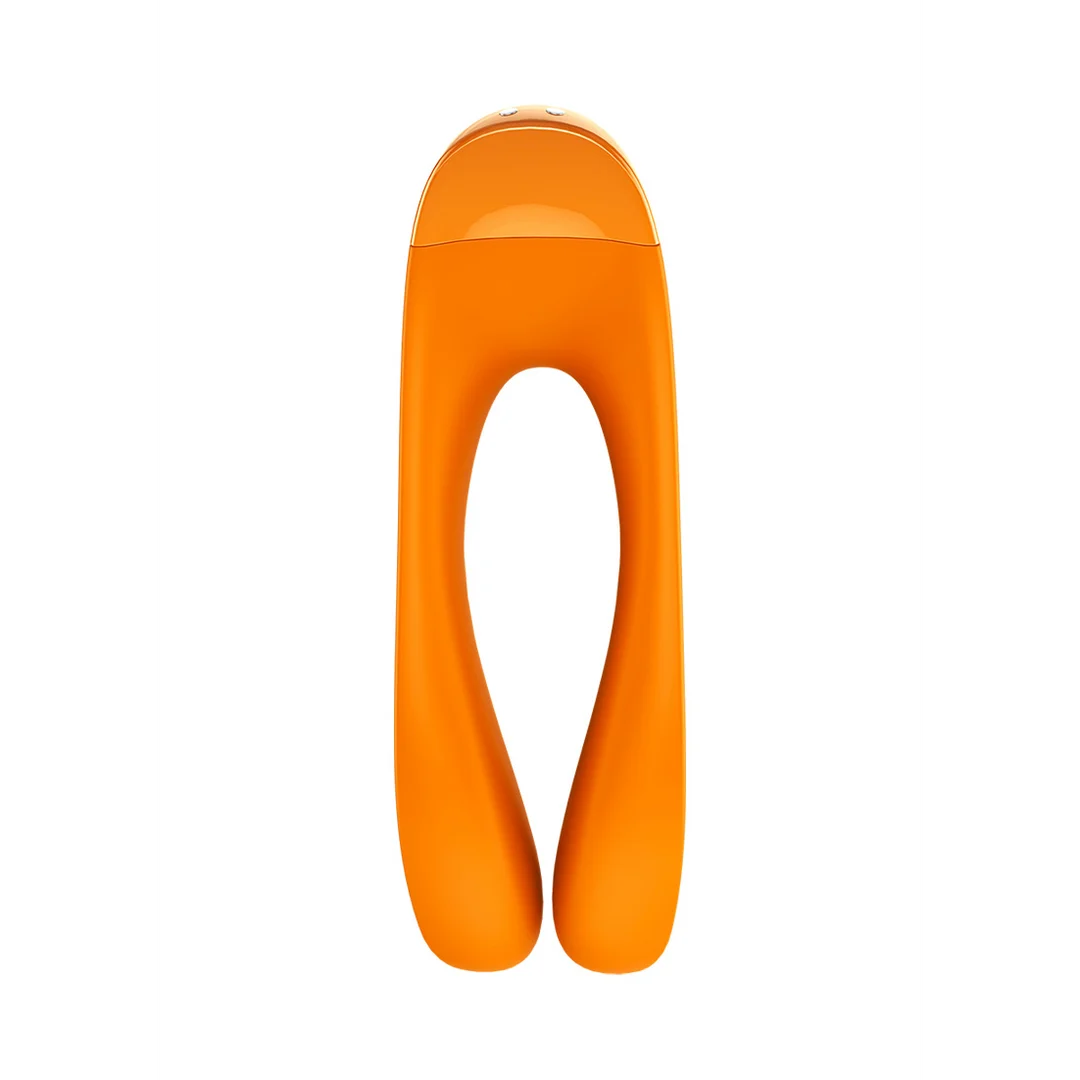 Vibratore da dito Satisfyer Candy Cane, arancione - immagine 4