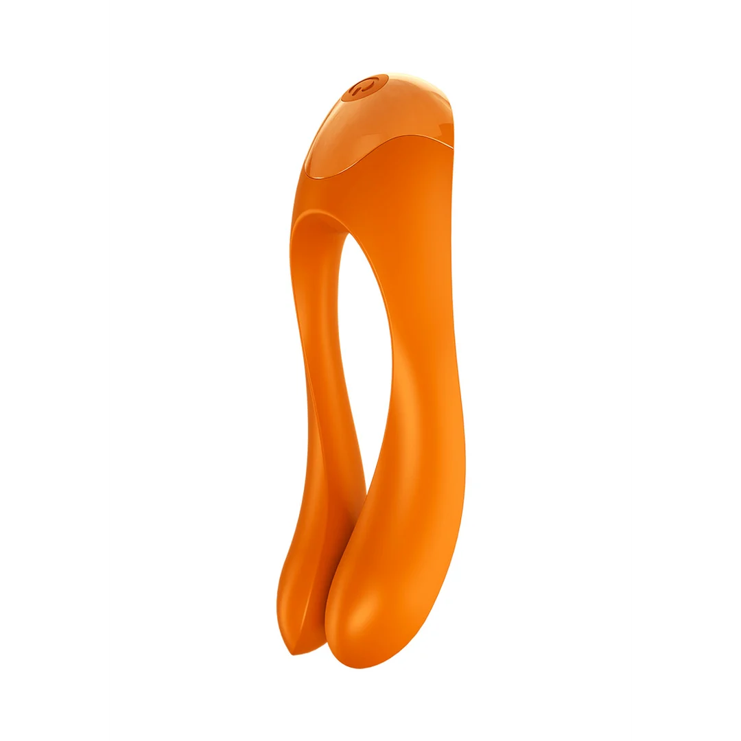 Vibratore da dito Satisfyer Candy Cane, arancione - immagine 6