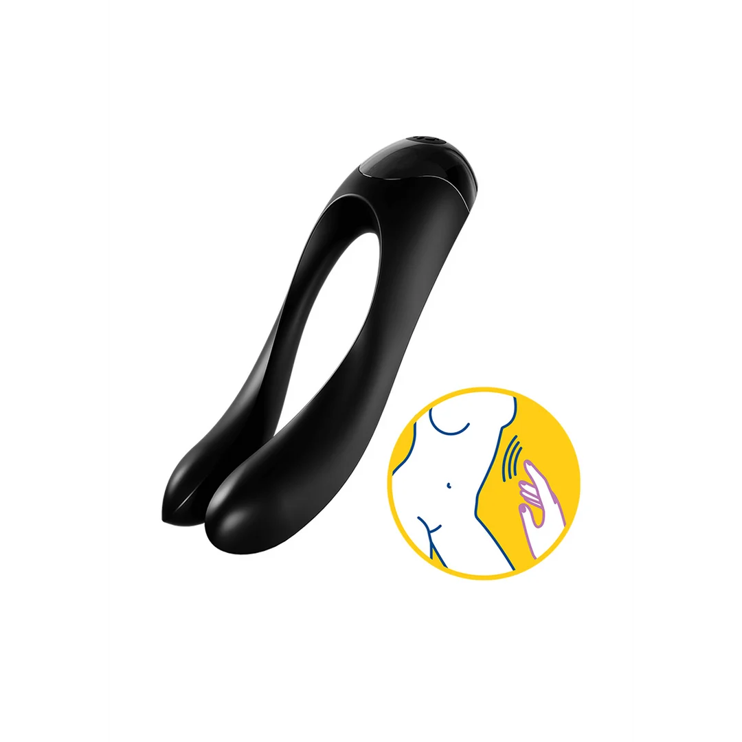 Vibratore da dito Satisfyer Candy Cane, arancione - immagine 11