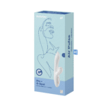 Satisfyer vibratore per il punto G con 11 modalità di onde di pressione – Bianco/Rosa oro