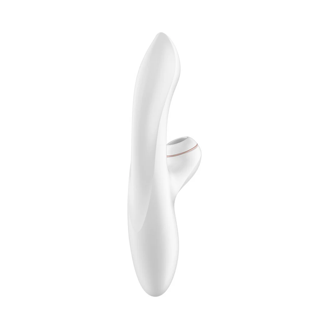 Satisfyer vibratore per il punto G con 11 modalità di onde di pressione – Bianco/Rosa oro - immagine 3