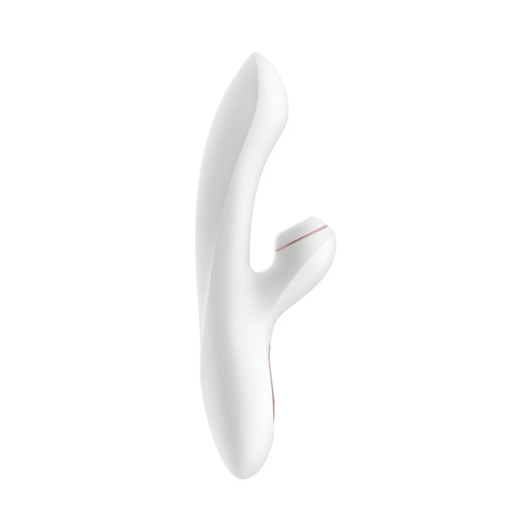 Satisfyer vibratore per il punto G con 11 modalità di onde di pressione – Bianco/Rosa oro - immagine 4