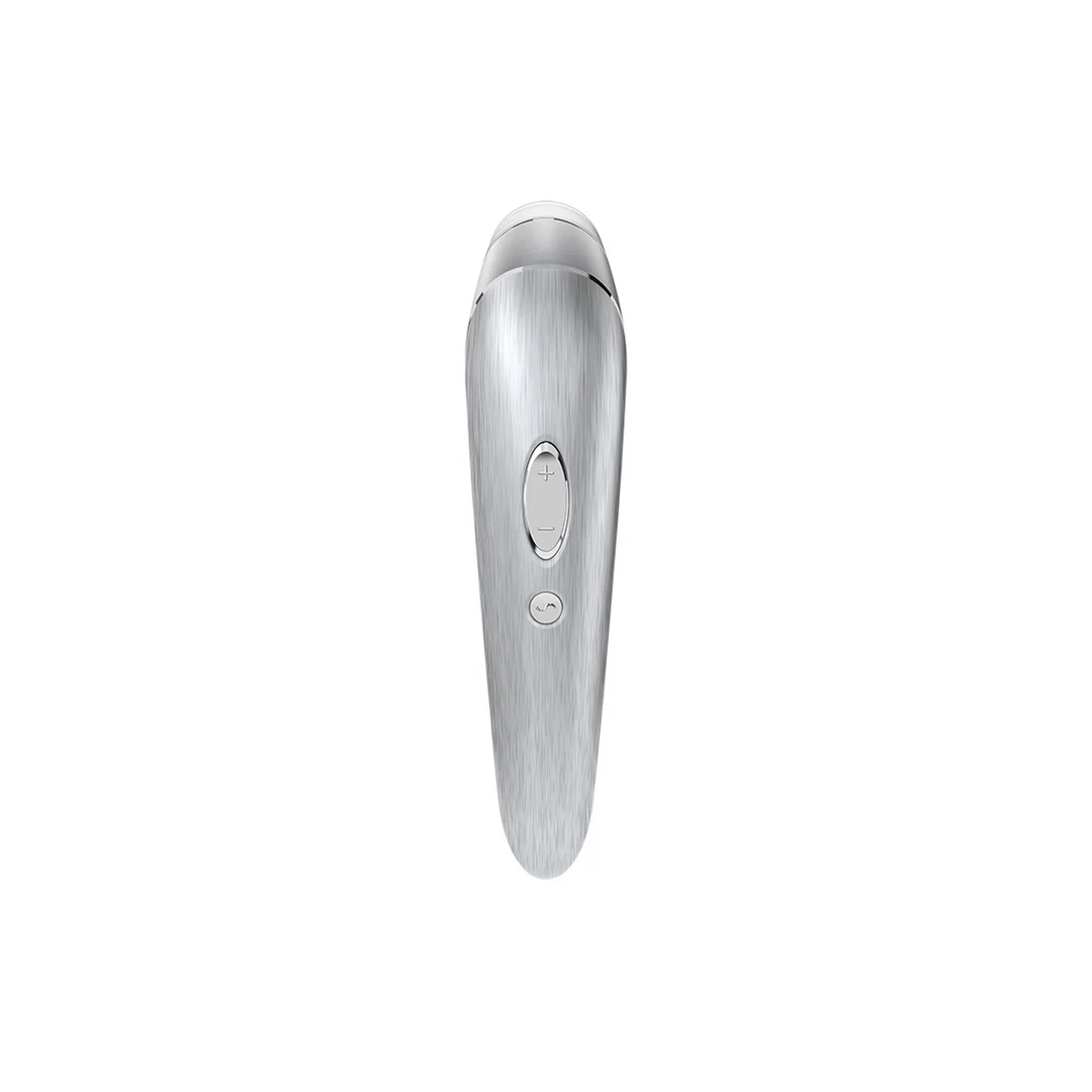 Satisfyer High Fashion stimolatore a pressione d’aria e vibratore color argento - immagine 2
