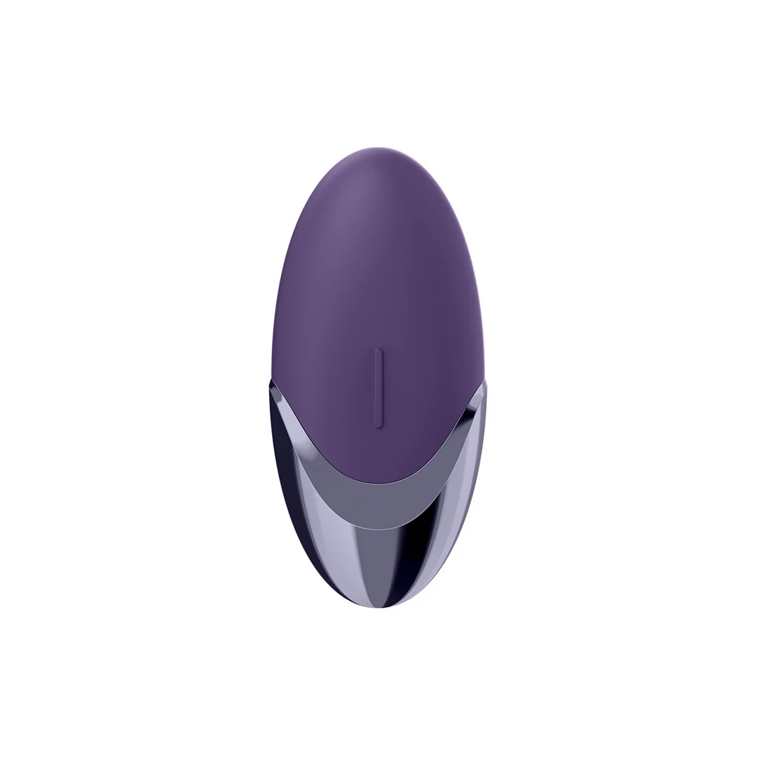 Vibratore Satisfyer Lay on con silicone morbidissimo – Violet/Brass - immagine 2