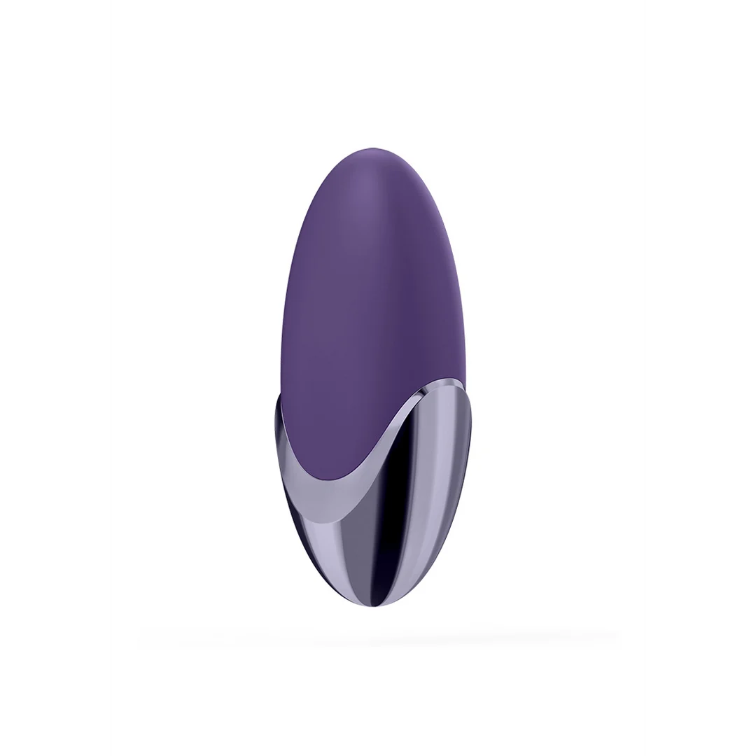 Vibratore Satisfyer Lay on con silicone morbidissimo – Violet/Brass - immagine 4