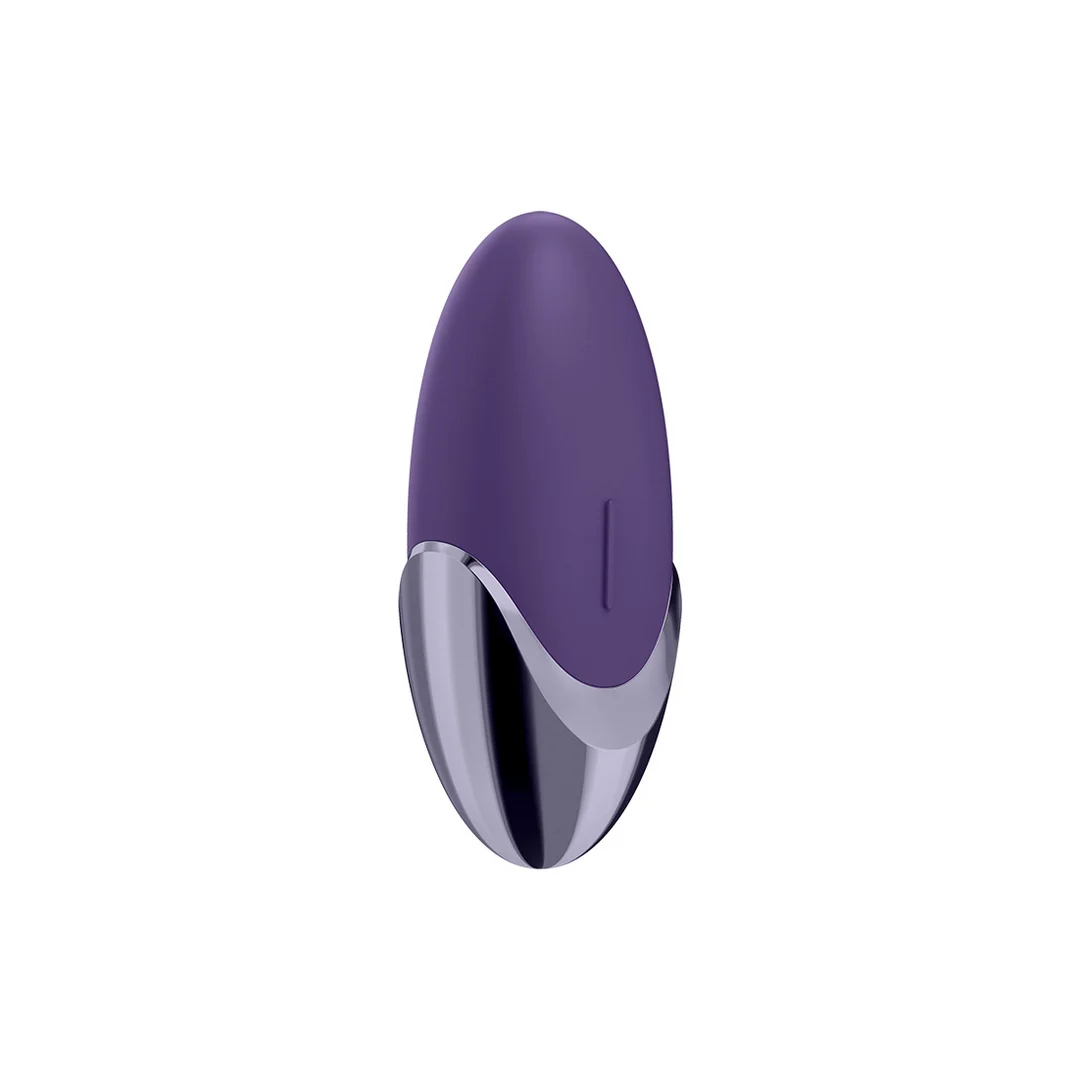 Vibratore Satisfyer Lay on con silicone morbidissimo – Violet/Brass - immagine 5