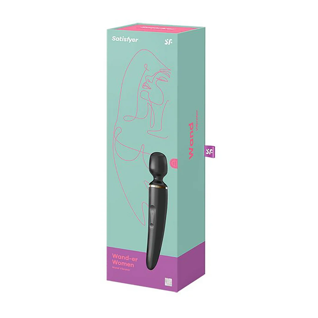 Vibratore massaggiatore Satisfyer per tutto il corpo – Satisfyer nero e oro - immagine 1
