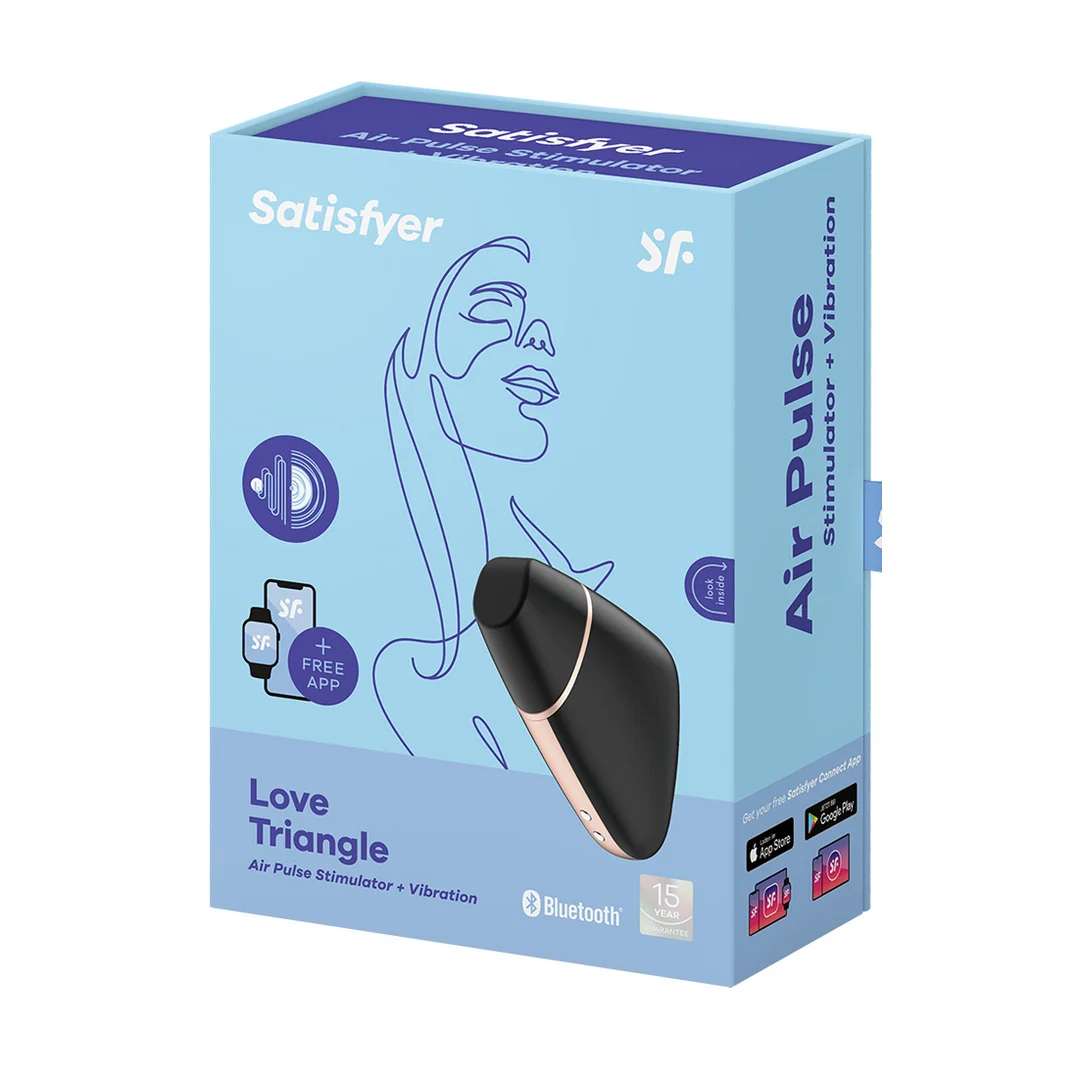Satisfyer vibratore clitorideo con tecnologia a pulsazioni d’aria – Love Triangle - immagine 7