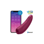 Satisfyer, vibratore clitorideo con stimolazione pulsata ad aria, rosa rosso - immagine 5