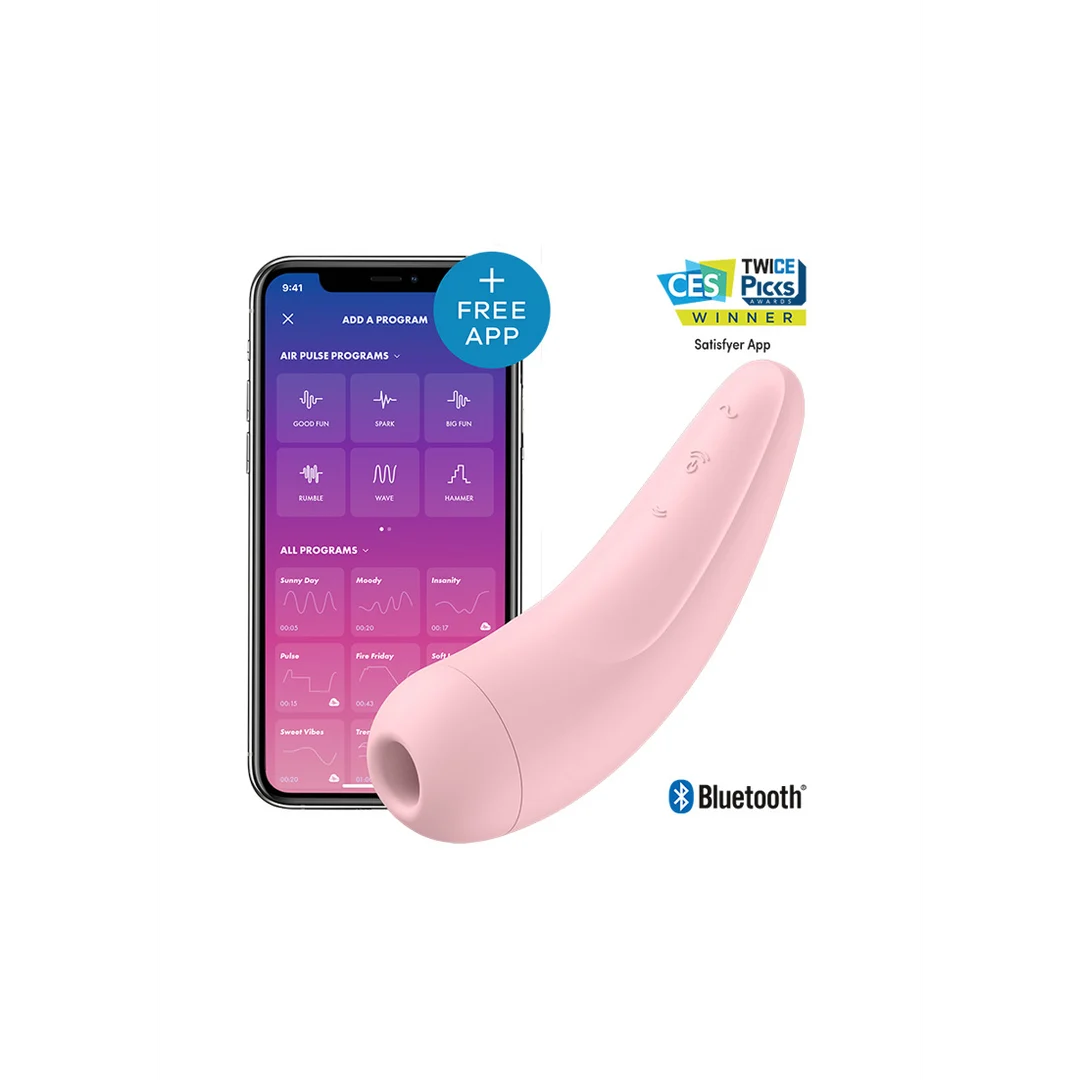 Satisfyer Vibratore per il clitoride con stimolazione ad aria pulsata – Curvy 2Plus - immagine 5