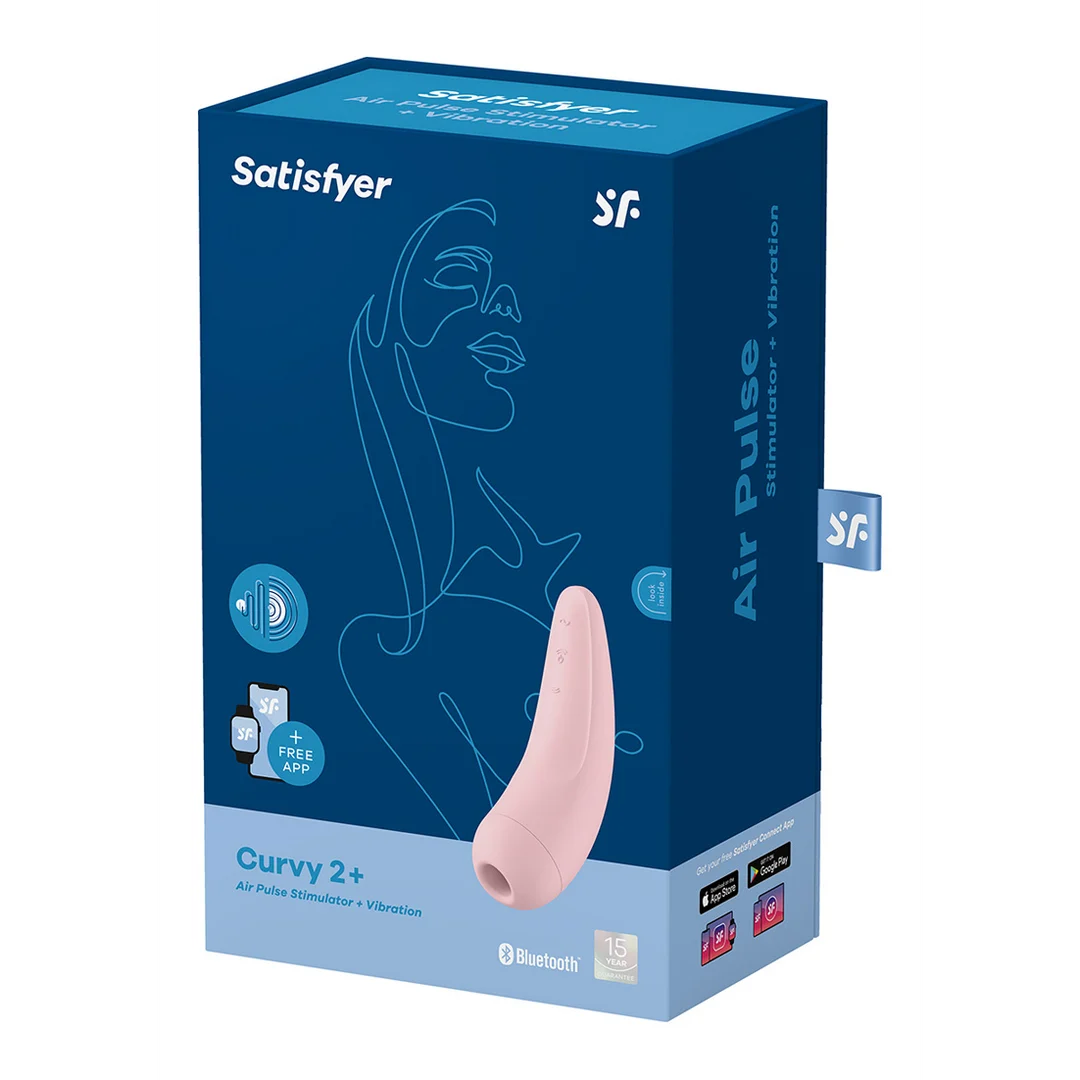 Satisfyer Vibratore per il clitoride con stimolazione ad aria pulsata – Curvy 2Plus - immagine 1