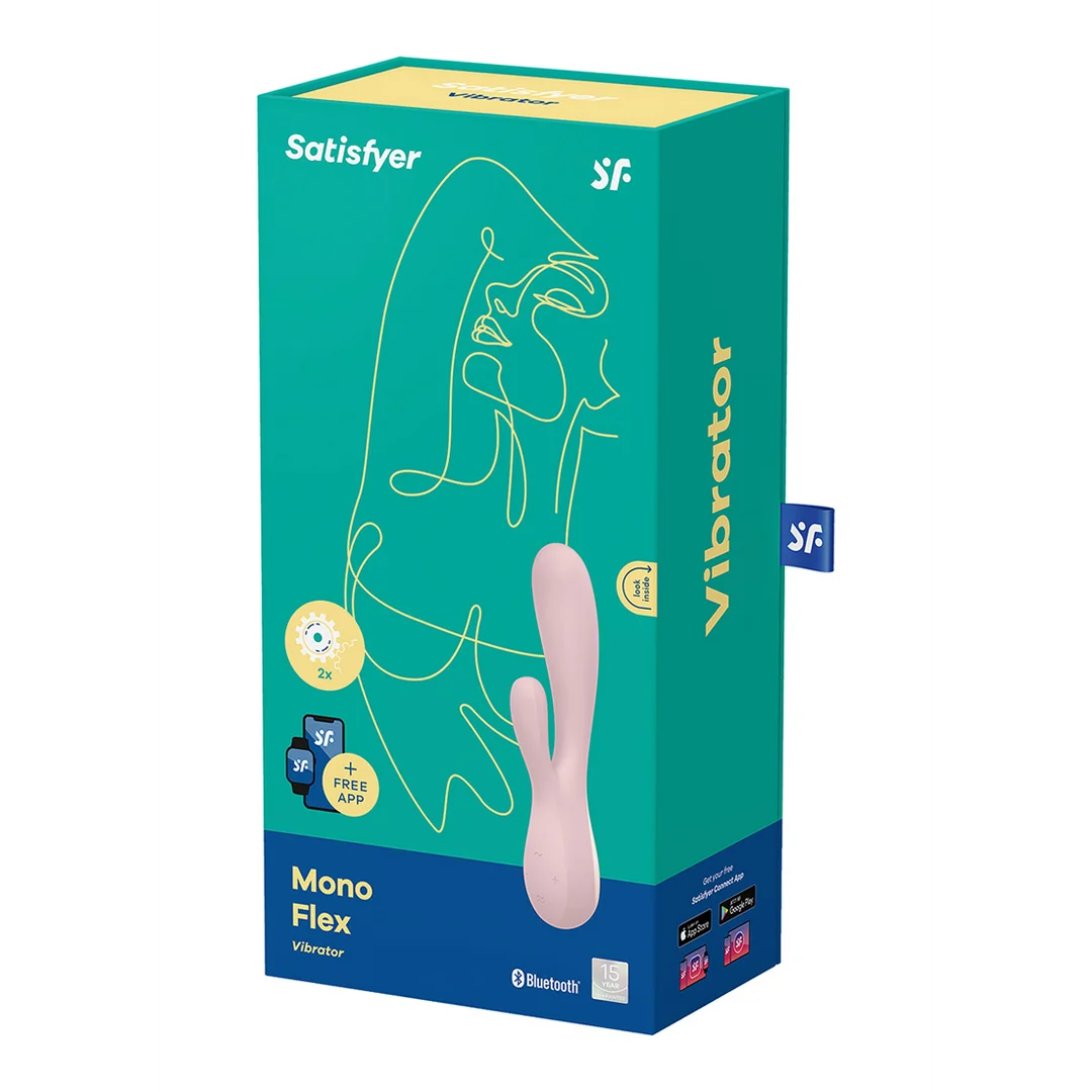 J2018-87-3-2 Vibratore rabbit Satisfyer – doppia stimolazione con controllo tramite app – Satisfyer Mauve - immagine 1
