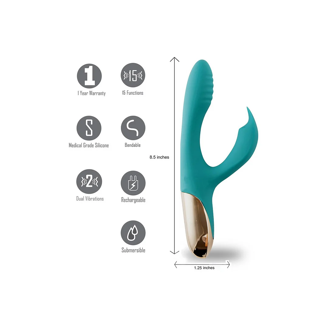 Vibratore a coniglio Skyler - immagine 7