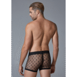 Boxer da uomo con motivo a stelle e vestibilità ultratrasparente per un look audace – SexyPlus