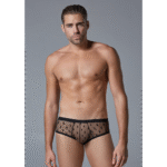 Slip da uomo ultrasottile con stelle e vita media, intimo sexy da uomo – LIN - immagine 2