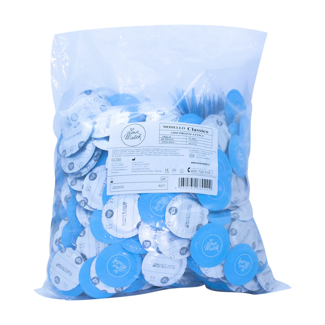 Preservativi confortevoli, 1000 pezzi, Love Match Classico - immagine 3