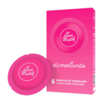 Preservativi con nervature e puntini, 6 pezzi, Love Match Stimolante - immagine 2