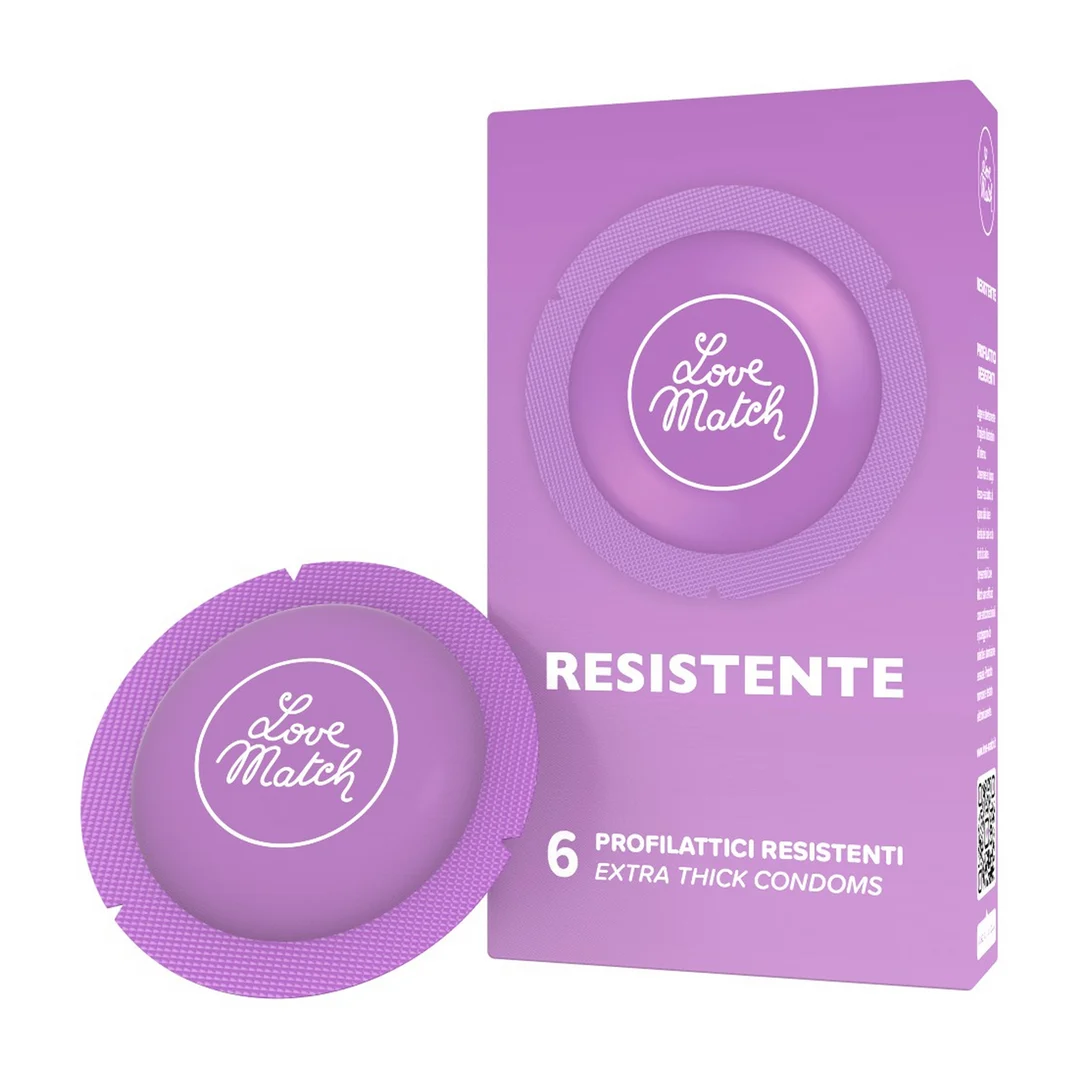 Preservativi resistenti, 6 pezzi, Love Match - immagine 2