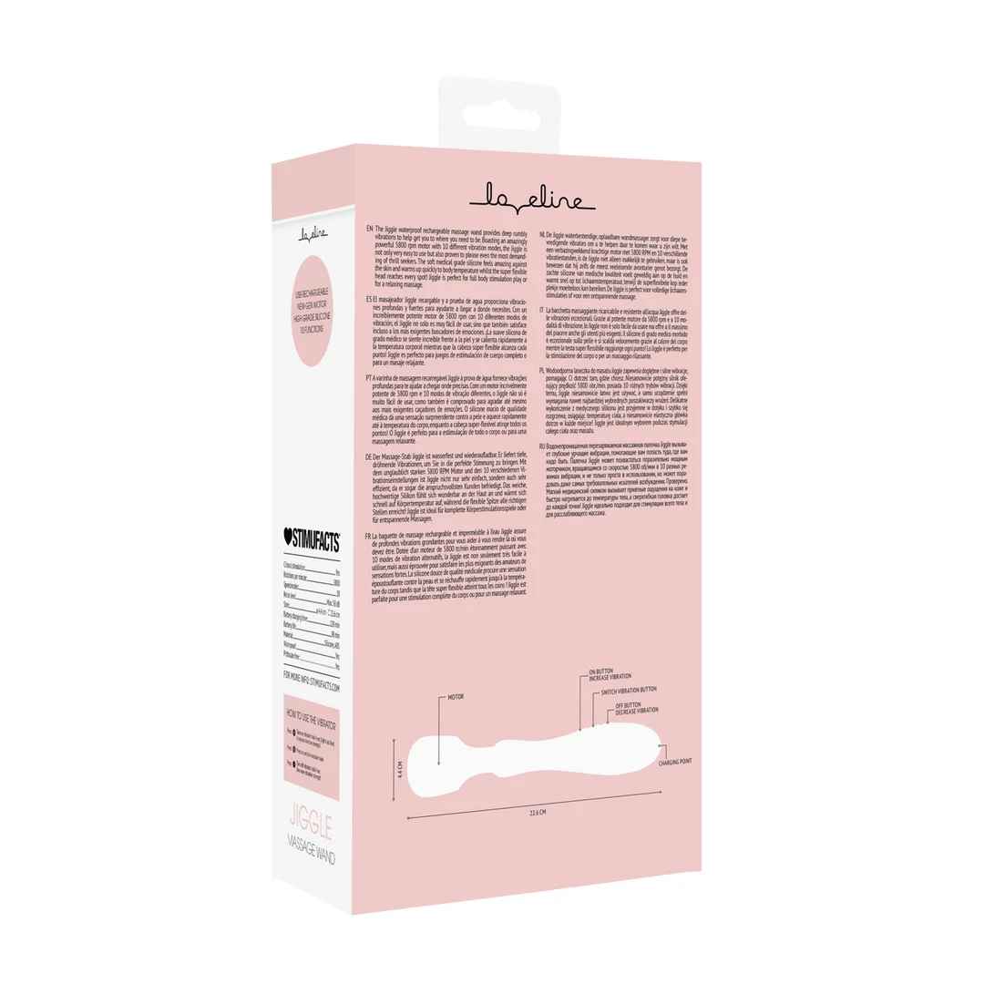Vibratore a bacchetta con 10 modalità e testina flessibile | Loveline by Shots - immagine 2
