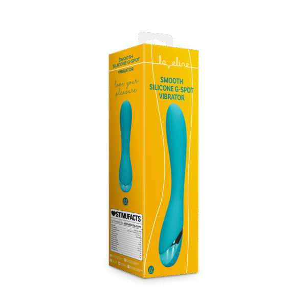 Vibratore Loveline in silicone liscio per il punto G