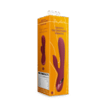 Vibratore rabbit Loveline color ciliegia scuro
