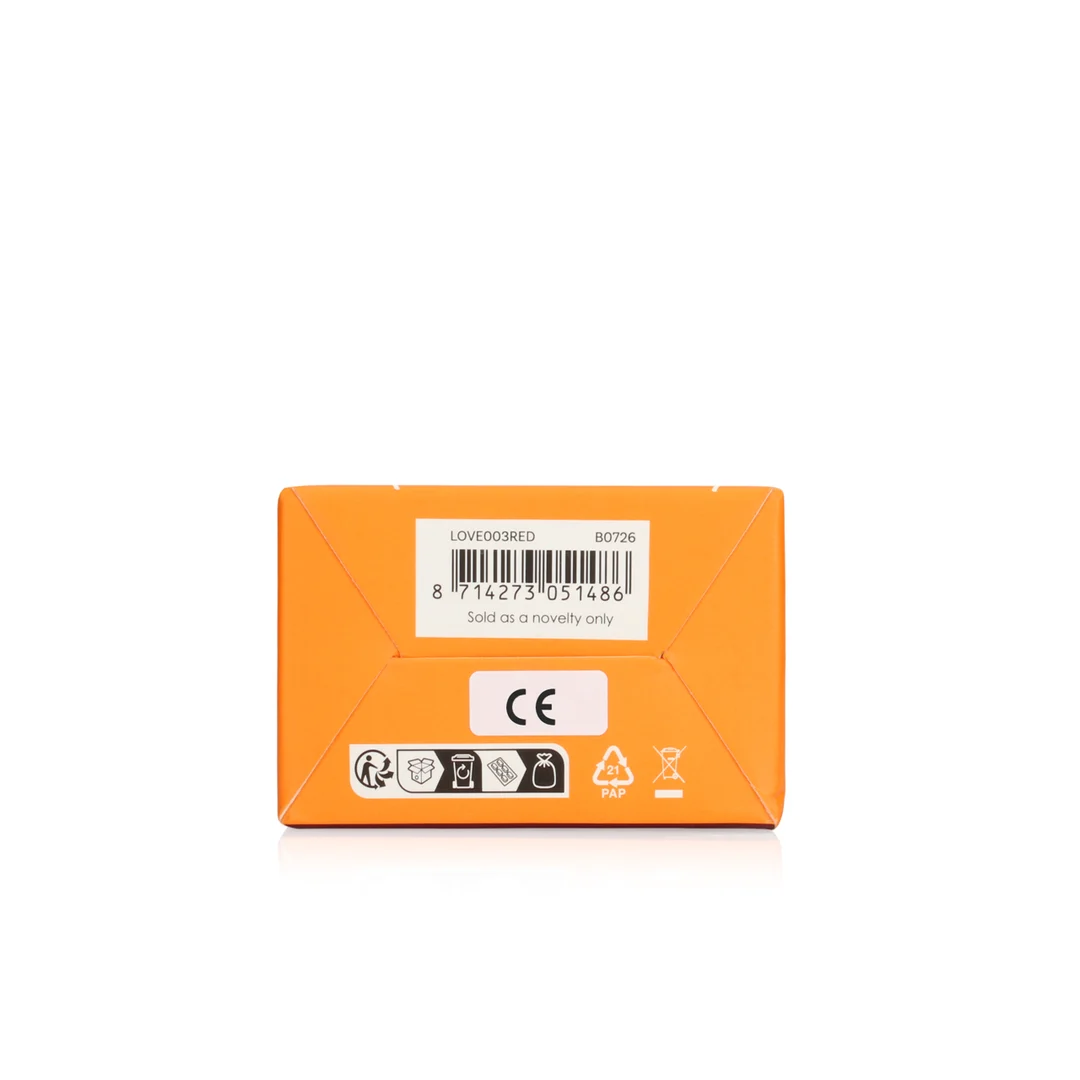 Vibratore rabbit Loveline color ciliegia scuro - immagine 3