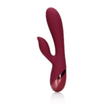 Vibratore rabbit Loveline color ciliegia scuro - immagine 5