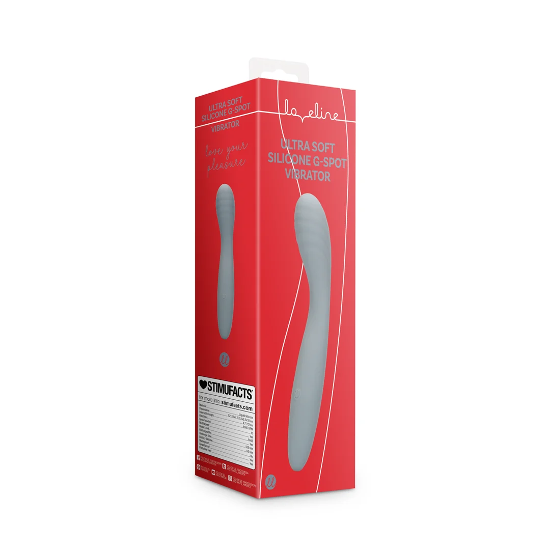 Vibratore Loveline Ultra Soft Silicone per il punto G - immagine 1