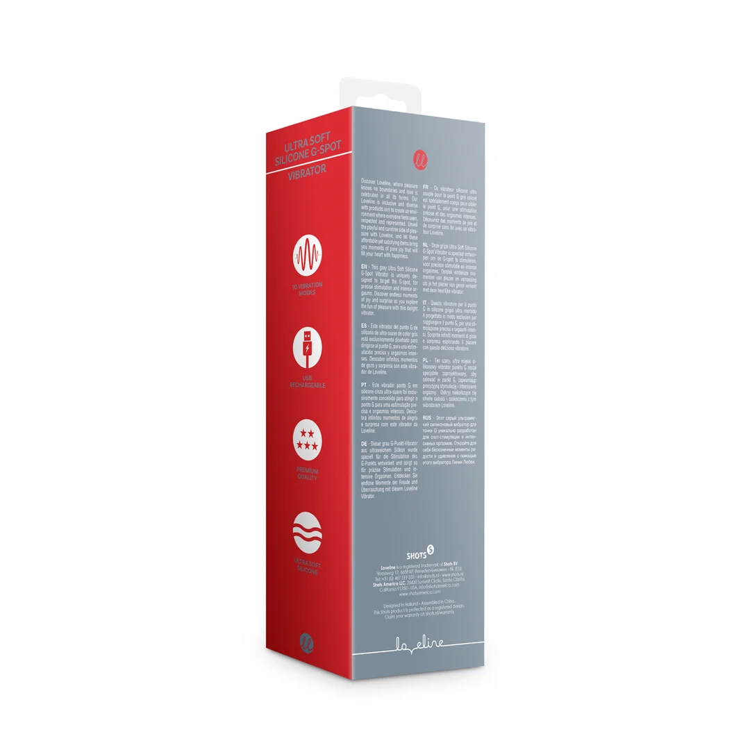 Vibratore Loveline Ultra Soft Silicone per il punto G - immagine 2