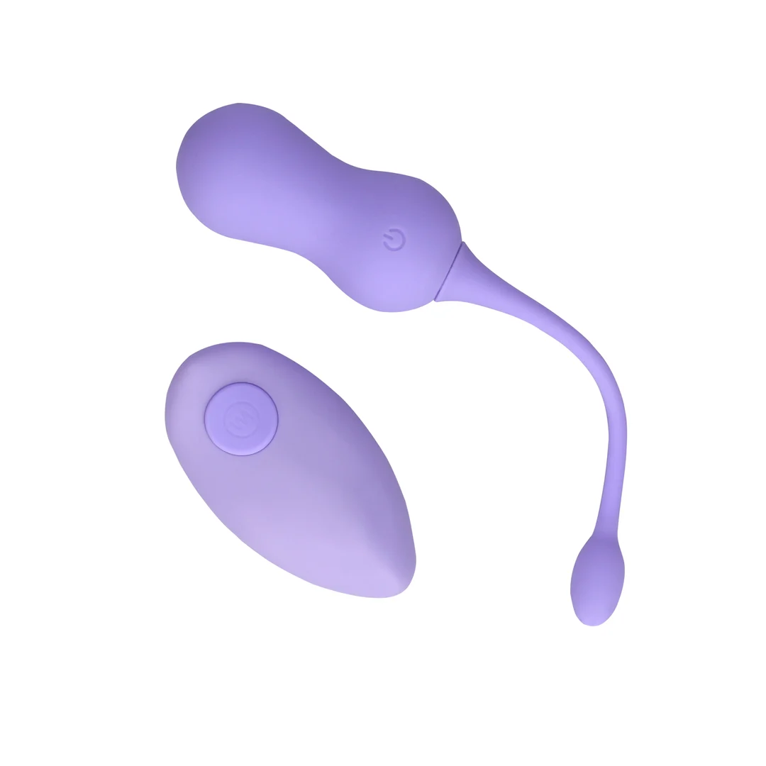 Ovetto vibrante Loveline Violet Harmony con telecomando - immagine 5