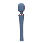 Vibratore wand con impugnatura silenziosa per un controllo confortevole, Blue Nova, Loveline by Shots - immagine 10