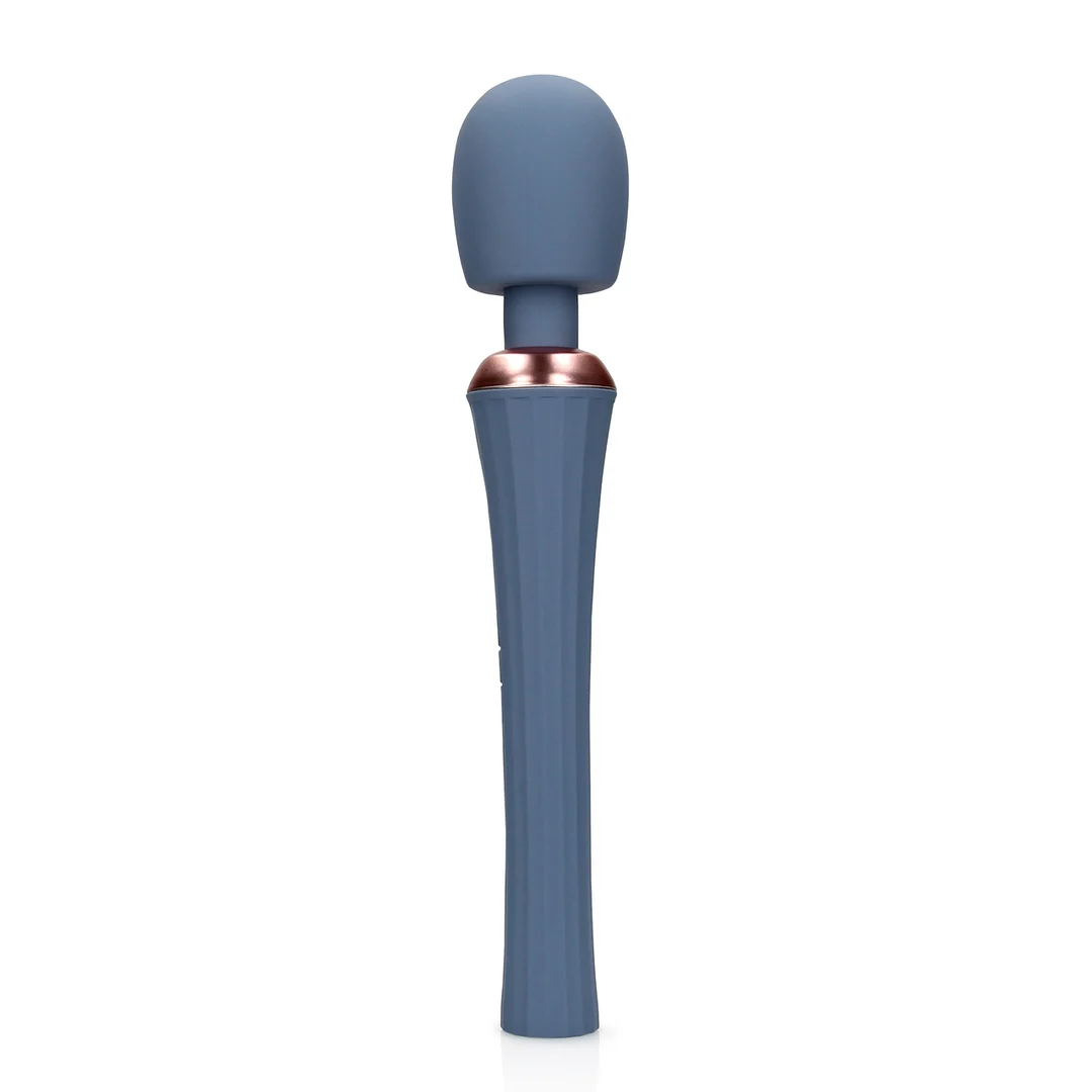 Vibratore wand con impugnatura silenziosa per un controllo confortevole, Blue Nova, Loveline by Shots - immagine 10